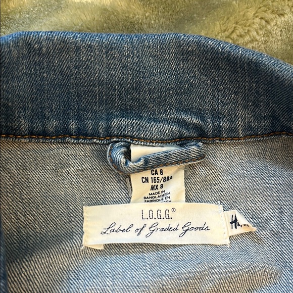 H&M Blue Jean Jacket Classic Denim Style - Picture 2 of 6